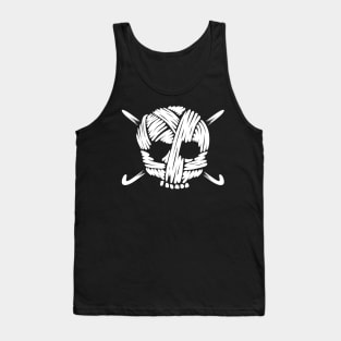 Chrochet - Funny Chrochetting shirt - Chrochet Skull Tank Top